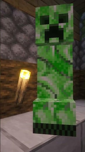 1% Speed: Creeper Explosion in Minecraft 🐢 #minecraft
