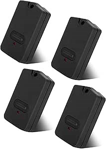 RB741 Remote Control for Mighty Mule Remote, Compatible with GTO Gate Opener FM135 Transmitter Control, 4pcs Gate Opener Remote Can Replace RB742, RB743, RB744, FM135, FM136, FM137 - Single Button