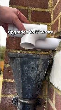 60yrs solid waste. New 2” run installed. #shorts #plumbing #blockeddrain #gross