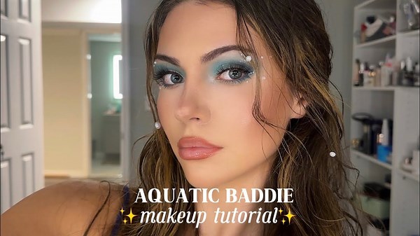 Aquatic Baddie/Mermaid Makeup Tutorial