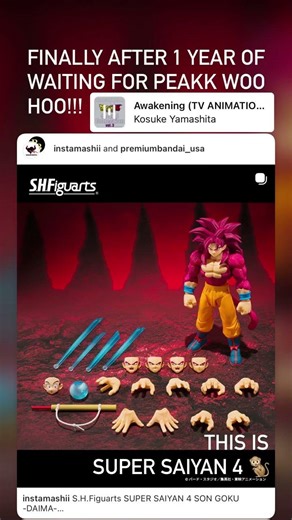 (HOLY PEAKK!!) S.H.Figuarts SUPER SAIYAN 4 Son Goku Daima #dragonballdaima #shfiguarts #supersaiyan4