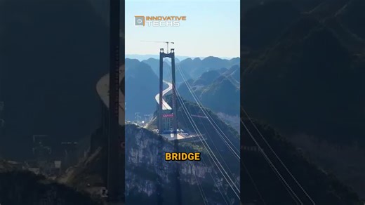 Inside China's record-breaking Huajiang Grand Canyon Bridge: The world's tallest suspension marvel