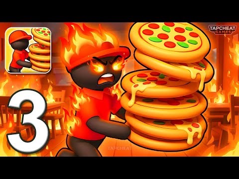 Pizza Ready! - Gameplay Walkthrough Part 3 - Cook and Serve Delicious Pizza (Android, iOS)