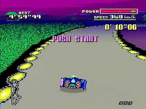 F-Zero (SNES, 1990) - Intro (original format TV, 4K 60ᶠᵖˢ)
