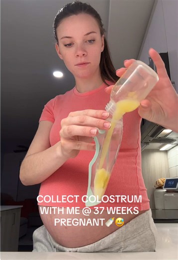 Collecting Colostrum at 37 Weeks Pregnant