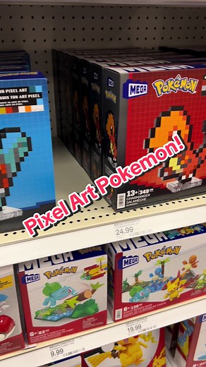 Pixel Art Pokemon Creations: Mega Construx & More!