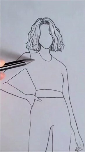 How to Draw a Sigma Girl 😎🔥 | Easy Step-by-Step Tutorial #sketch #drawing #shorts