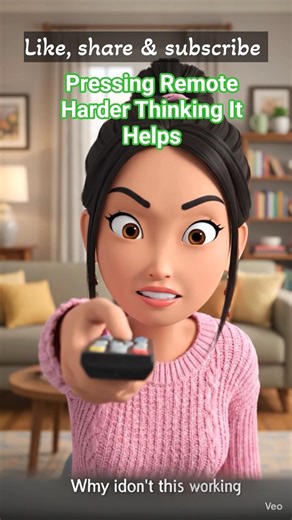 Pressing Remote Harder Thinking It Helps🤣😂#relatable #shortsfeed #shorts #entertainment