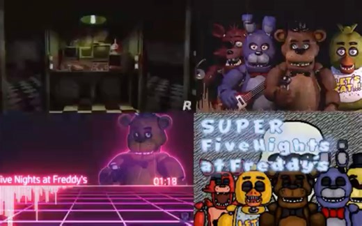 FANF主题曲，超好听的大合唱(five night at Fridays)