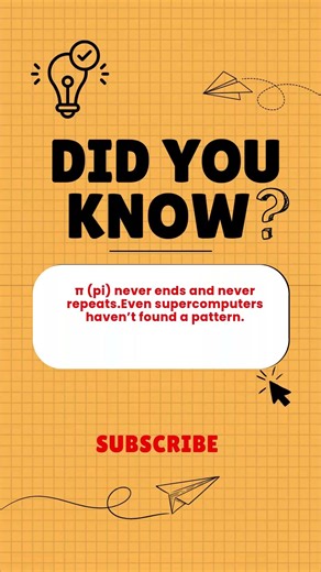 👉 π Never Ends 😱 Even Computers Can’t Solve It! #Pi #MathFacts #Infinity #ScienceShorts #Shorts