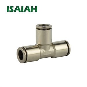 [Hot Item] Camozzi Type Pneumatic Parts PE Auto Connector Push in Fitting Metal Air Fitting
