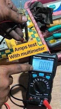 ThemistoTH- M100 multimeter functions// How to check mA and Amps in themisto multimeter #Ampstest
