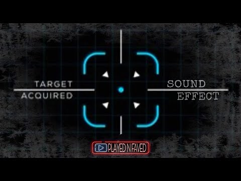 Target Acquired Sound Effect / Pilot Voice Target Acquired Sound / Royalty Free