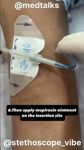 How to change the dressing of PICC line #paavi_medtalks. #stethoscope_vibe #PICC_line