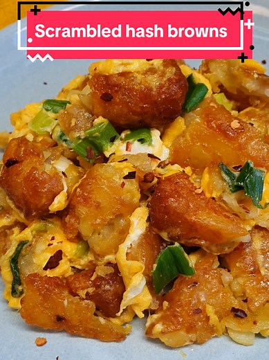 Delicious Scrambled Hash Browns Breakfast Recipe