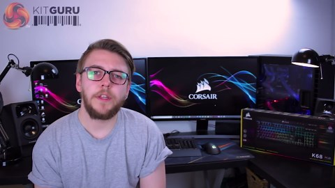Corsair K68 RGB Keyboard Review - it's RGB and liquid proof!