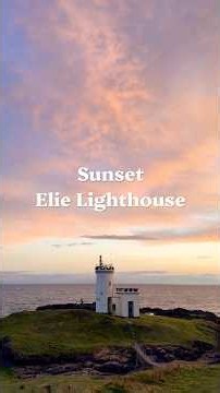 Sunset down at Elie Ness Lighthouse #lovefife #getoutside