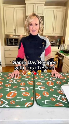 Game day recipes with Temp-tations by Tara Tesher! 🏈✨Check out Tara's three crowd pleasing, game winning favorites & shop Temp-tations at the link below! https://qvc.co/qvctemptationsgamedayfb 🥔 Loaded Tater Tot Cup Bites Frozen tater tots (16—19 oz bag) 1 cup shredded cheddar cheese ½ cup sour cream 4 slices cooked and crumbled bacon 2 green onions, diced — Instructions: ▪️ Preheat oven to 425 degrees ▪️ Grease muffin pan with cooking spray ▪️ Place 4-5 tater tots in each muffin cup ▪️ Bake f
