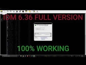 IDM 6.36 CRACKED || How to Patch || 100% Working