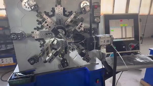 Yinfeng CNC1026 Camless Spring Machine | 0.3–2.6mm | Audi Bracket Production Demo