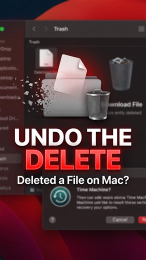 How to Recover Deleted Mac Files with Time Machine