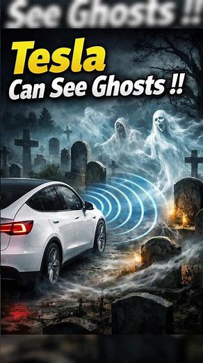 Can Tesla See Ghosts?😨 Why Tesla Vision Detects People Where No One Exists | Tesla Cemetry Ghost