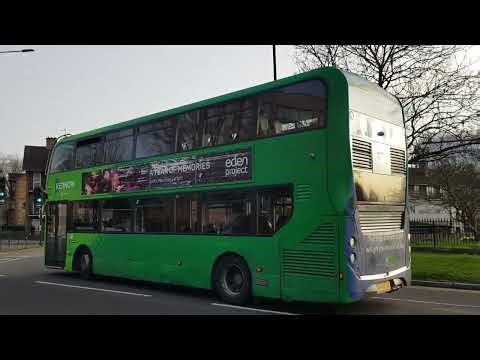 Bus Spotting in Uxbridge First Kernow Enviro400 MMC 33305 (WK18 CFX) Route X74 to High Wycombe