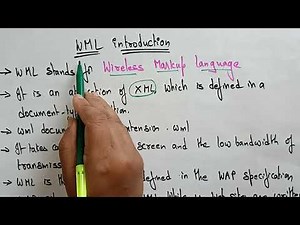 Mind Luster - Learn Wireless Markup Language WML | Web Technology | Lec 23 | Bhanu Priya