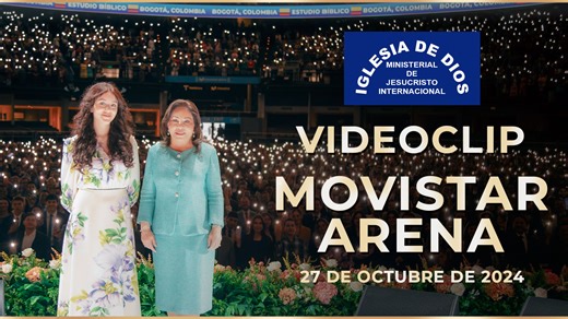 Video clip - Estudio Bíblico, Hna. María Luisa Piraquive - Movistar Arena, 27 octubre 2024 #IDMJI Iglesia de Dios Ministerial de Jesucristo Internacional. | Iglesia de Dios Ministerial de Jesucristo Internacional