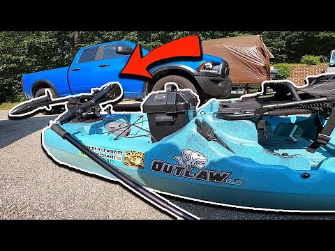 How to put a trolling motor on a perception kayak