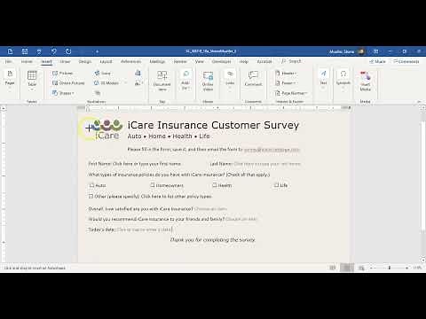 Word-Module 10: SAM Project A iCare