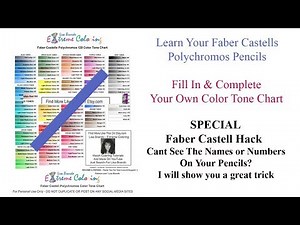 Learn Your Faber Castell Polychromos Pencils HACKS Create Your Own Color Tone Chart Lisa Brando