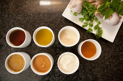 Simplest Vinegar & Oil Quick Salad Dressing
