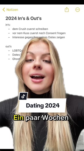 Was sind eure In‘s und Out‘s? 👀 #lernenmittiktok #dating #datingtips