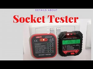 Socket Tester Pro. #HaboTest #Uni.T #electrical #learning #viral #technology