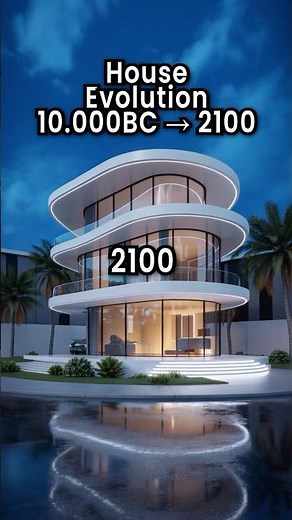 Evolution of Houses: From 10,000 BC to 2100 🏙