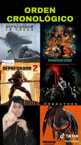 Top 5 películas de Depredador en orden cronológico