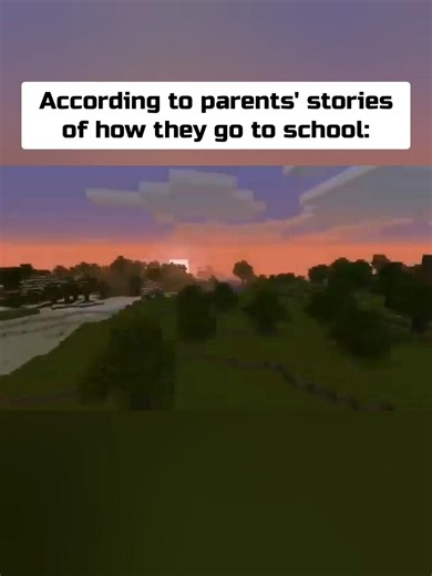 According to parents' stories of how they go to school:
