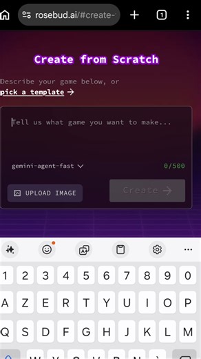 This AI creates VIDEO GAMES! 😱 #ia #ai #aitools #gamedev #tech #shorts #videogames #aigame