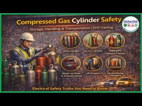Compressed Gas Cylinder Safety | Storage, Handling & Transportation | EHS Training