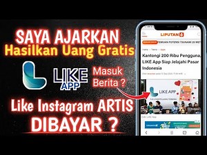 Like Apk penghasil uang gratis mirip GOINS dan Like Share