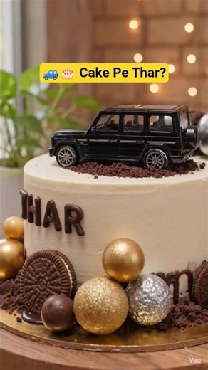 Let's make our own toy b'day cake 🤯🚙🎂 #ThemeCake #CakeDecorating #CakeArt #gwagon #