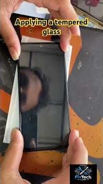 Redmi 5g Phone Tempered Glass Installation