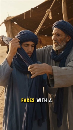 Desert Tribe Where Men Wear Veil, Not the Women