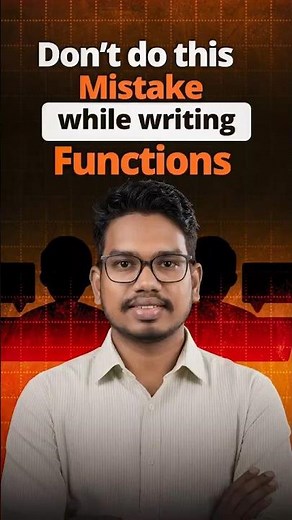 Beginners Don’t Make This Mistake Check Indentation in Functions | Python Functions | Python Life