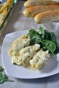 Chicken & Spinach Stuffed Shells - Coop Can Cook