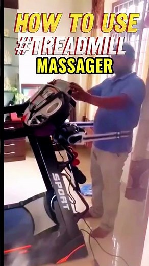 How to use Treadmill vibrating Massage Belt | Feature & User Guide | Buy Treadmill With Massager