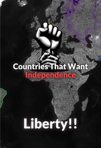Countries That Want Independence ✊| #maps #edit #geography | Geography