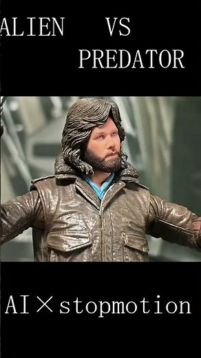 【AI】Alien VS PREDATOR :ROMULUS　【Stop motion】
