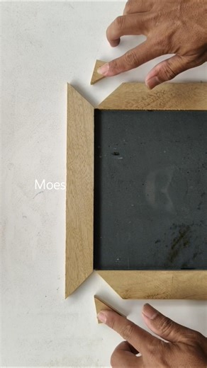 Tips for installing glass frame trim #woodscraft #wood #woodworking